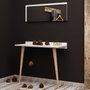 Hanah Home Venezia Aparador Blanco con Espejo